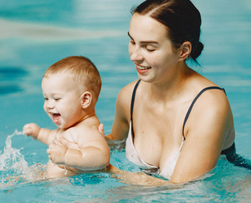 Curso de matronataciòn o natación bebés en Madrid